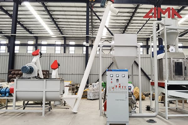 dry type twin screw extruder machine livestock Ecuador